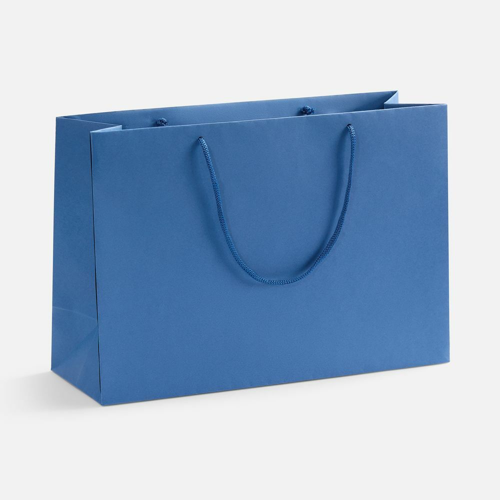 Пакет бумажный Ample Thin M, светло-синий