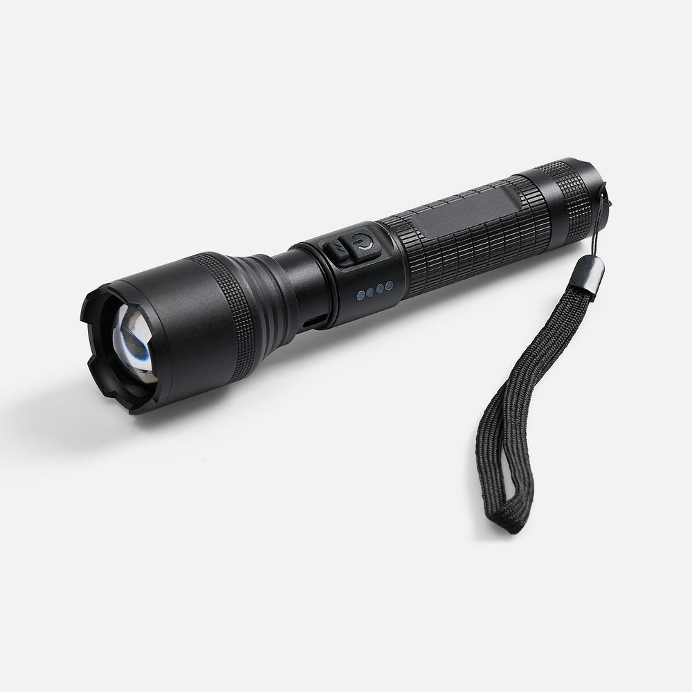 Фонарь аккумуляторный с фокусировкой луча FarSee, черный