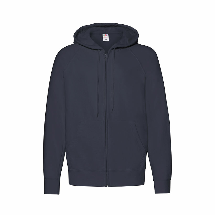 Толстовка без начеса &quot;Lightweight Hooded Sweat&quot;,  темно-синий, L, 80% х/б 20% полиэстер, 240 г/м2