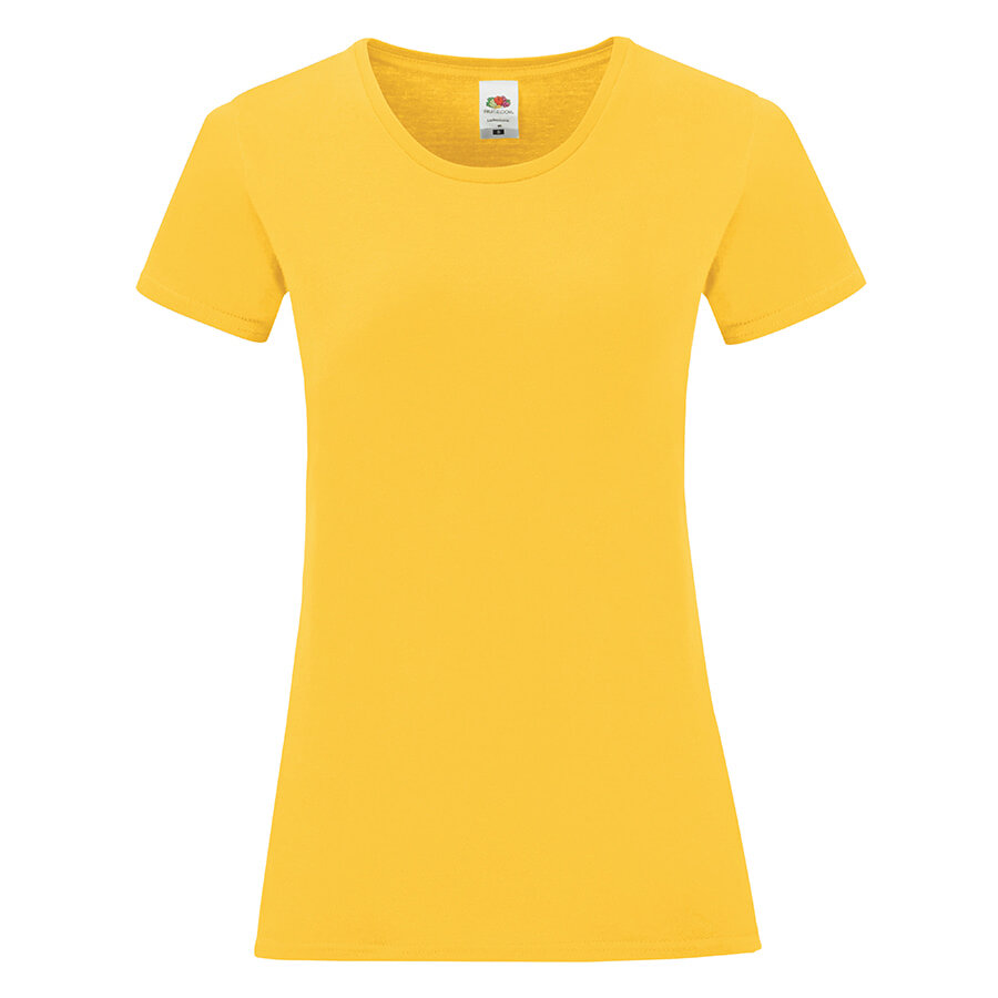 Футболка &quot;Ladies Iconic&quot;, желтый, XL, 100% хлопок, 150 г/м2