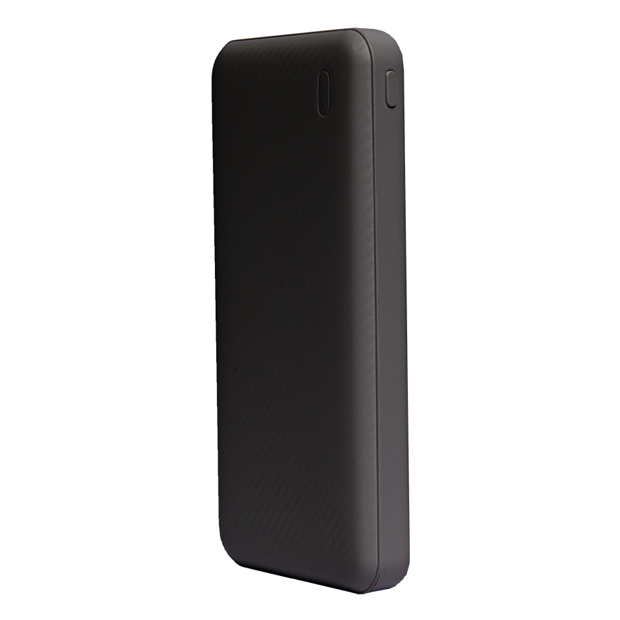 Универсальный аккумулятор Rib 10 (10000 мАч), черный, 13,5х6.8х1,5 см