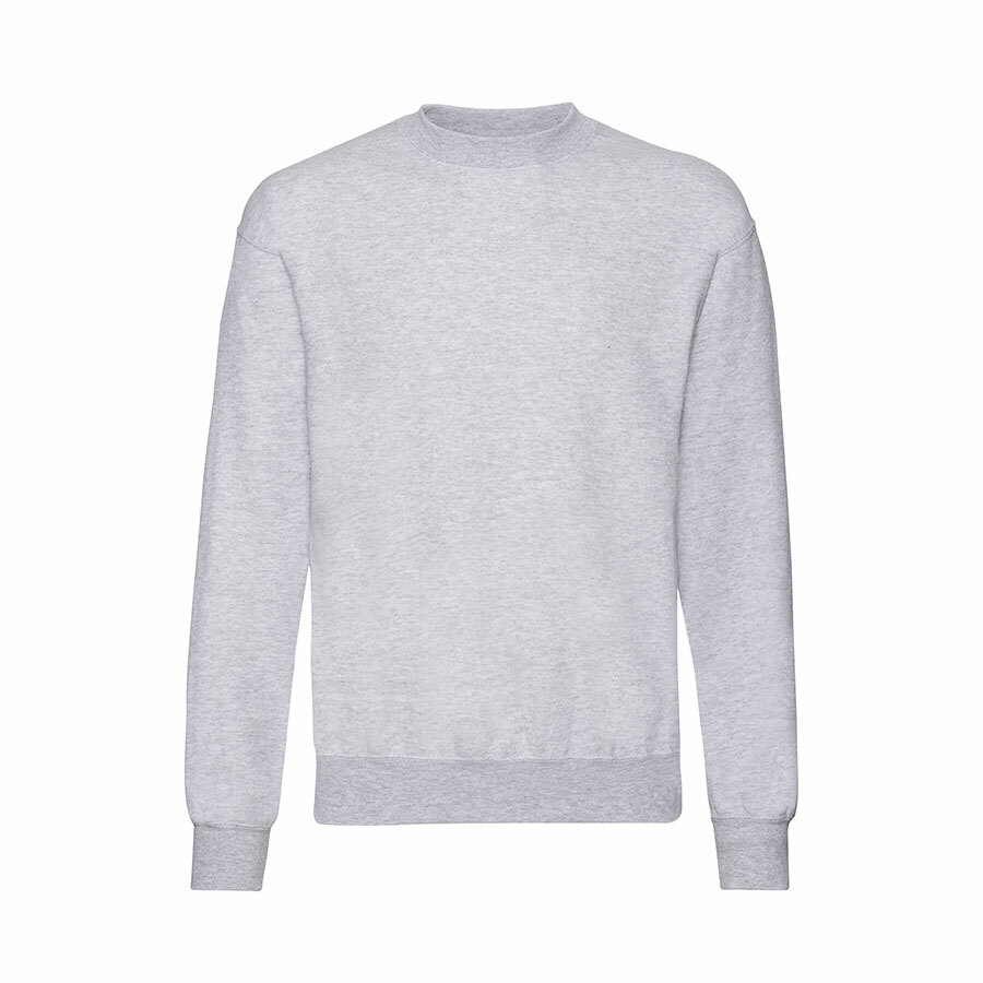 Свитшот с начесом &quot;Classic Set-in Sweat&quot;,  серый, 3XL, 80% х/б 20% полиэстер, 280 г/м2