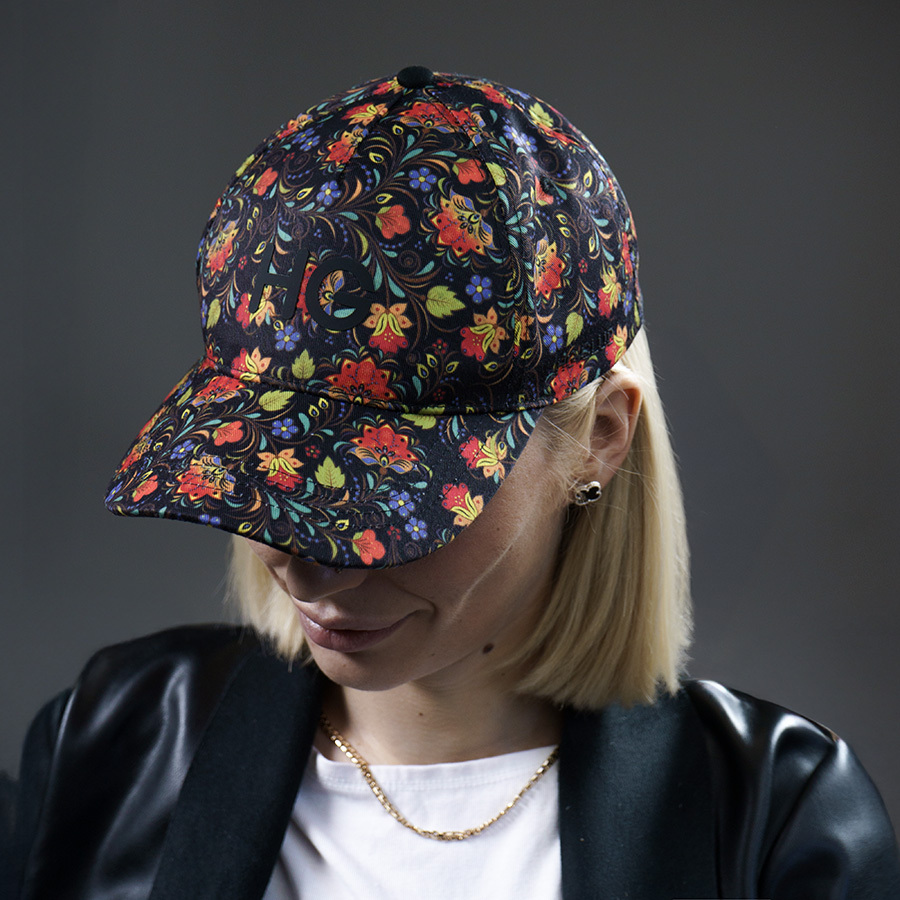 Образец бейсболка CUSTOM MERCH, 5 клиньев, застёжка на липучке