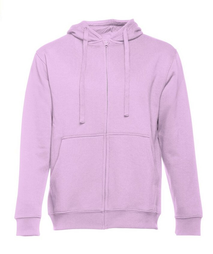 Толстовка мужская с капюшоном на молнии AMSTERDAM, сиреневый, M, 50% хлопок, 50% полиэстер, 320 г/м2