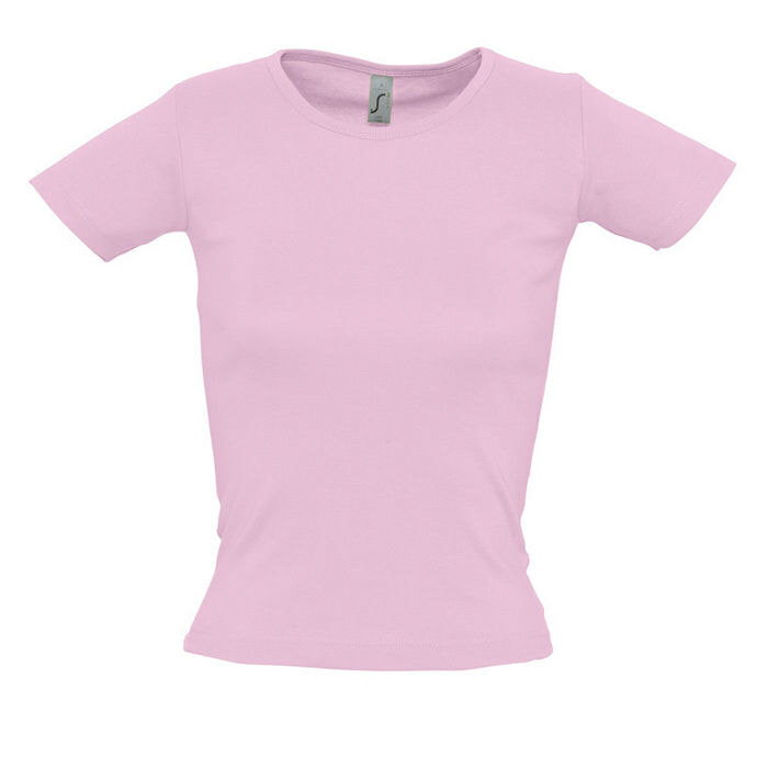 Футболка &quot;Lady O&quot;, розовая_2XL, 100% х/б, 220 г/м2