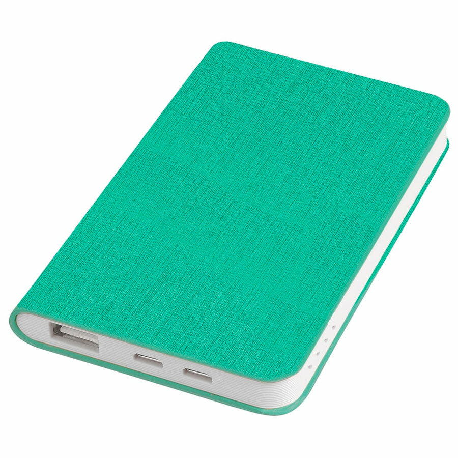 Универсальное зарядное устройство &amp;quot;Provence&amp;quot; (4000mAh),зеленый,7,5х12,1х1,1см, искусственная кожа,пл