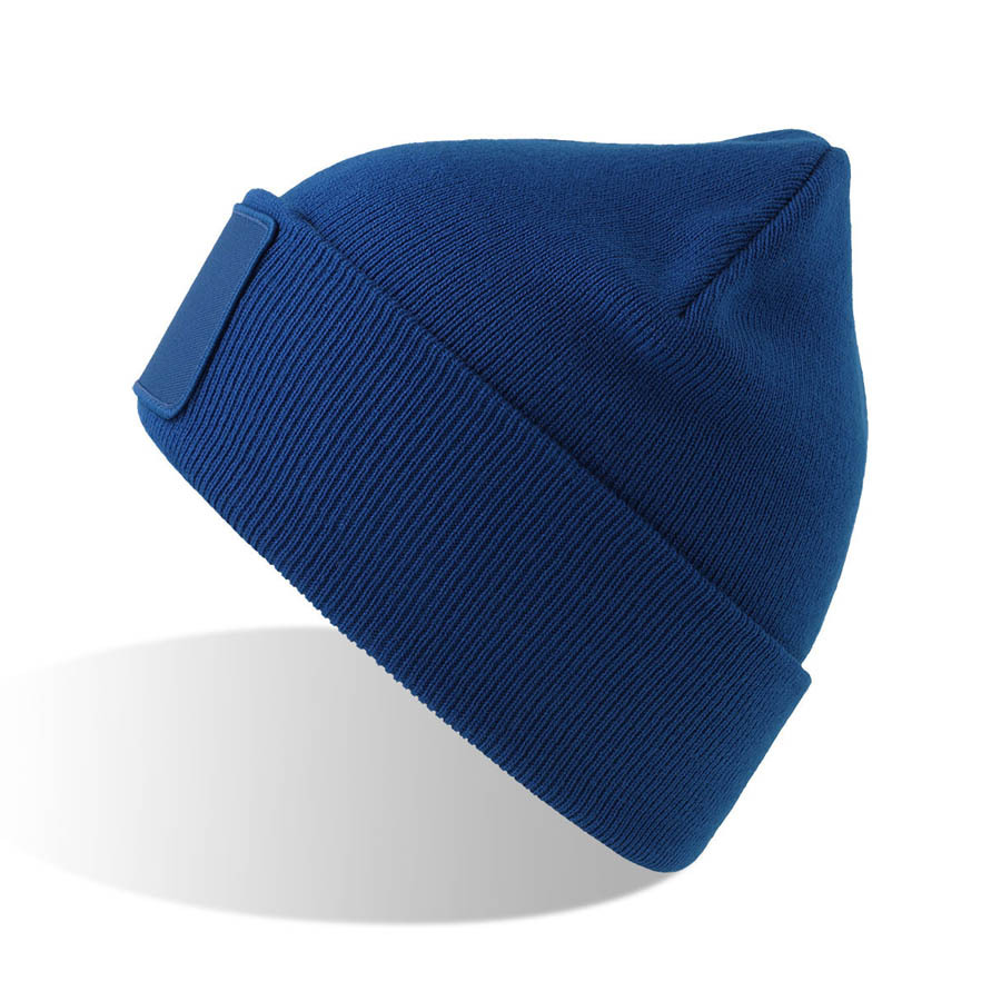 Шапка вязаная  двойная Wind-S с патчем