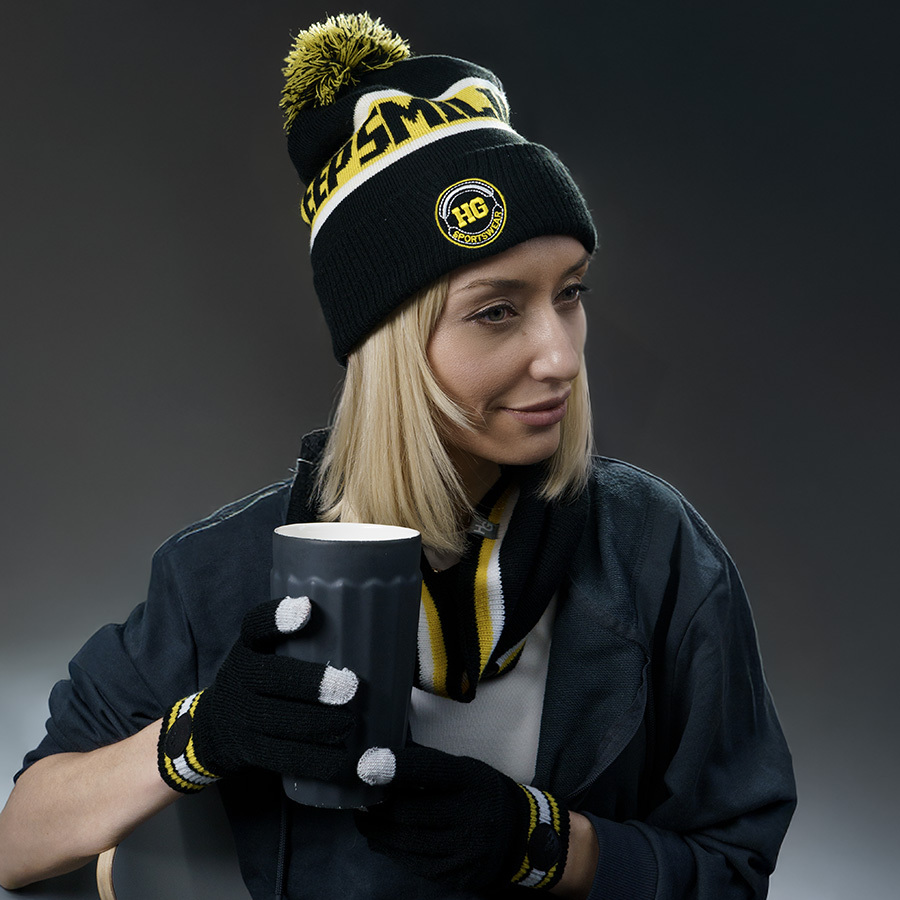 Образец вязанные перчатки с сенсорными пальцами CUSTOM MERCH, 100% аркил