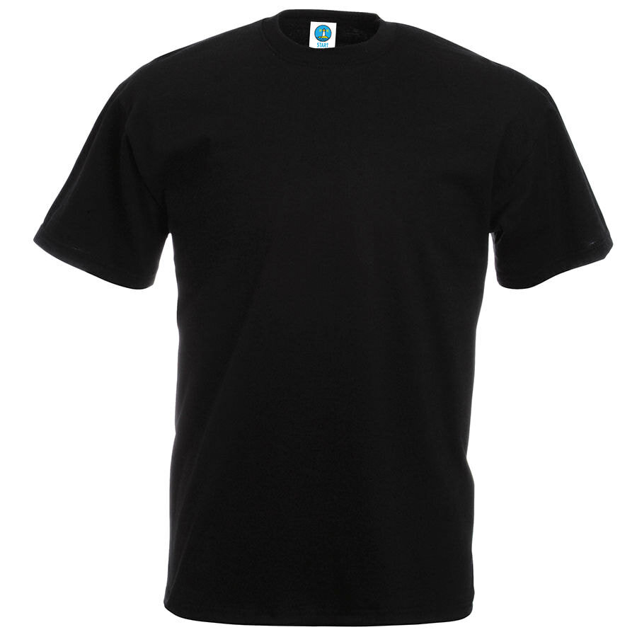 Футболка бесшовная &quot;Start&quot;, черный_3XL,  100% х/б, 150 г/м2