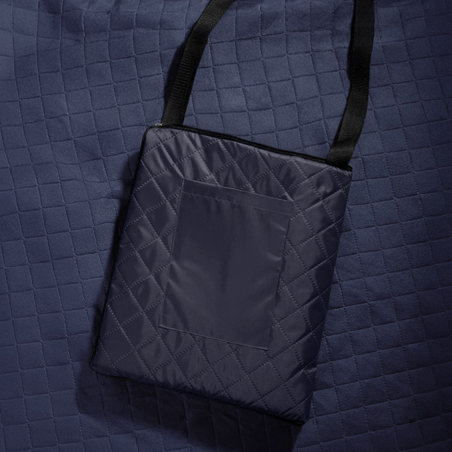 Плед для пикника "Rest"; т.синий; 115 х 140 см; двухсторонний материал флис 150 гр/м2+оксфорд  210 T