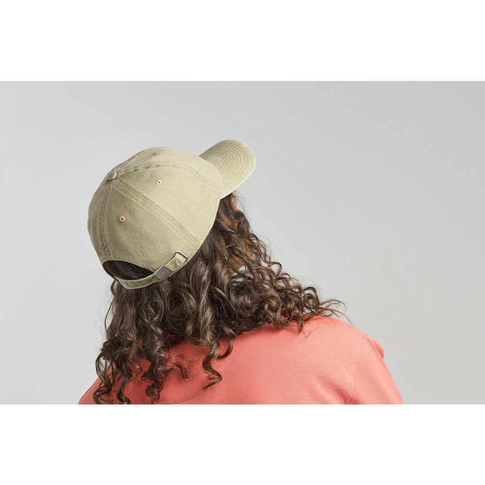 Бейсболка винтажная DIGG-S, 6 клиньев, металлическая застежка