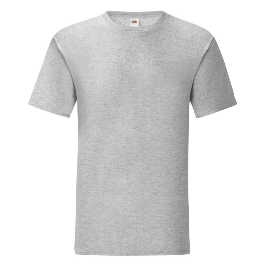 Футболка &quot;Iconic&quot;, серый меланж,  2XL, 97% х/б, 3% полиэcтер, 150 г/м2