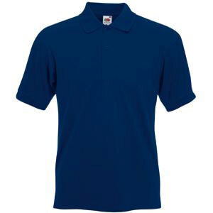 Поло &quot;Slim Fit Polo&quot;, темно-синий_XL, 97% х/б, 3% эластан, 220 г/м2