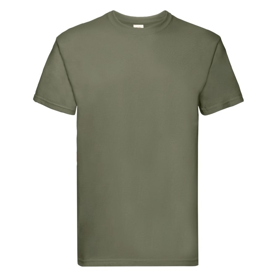 Футболка мужская &quot;Super Premium T&quot;, оливковый_L, 100% х/б, 205 г/м2