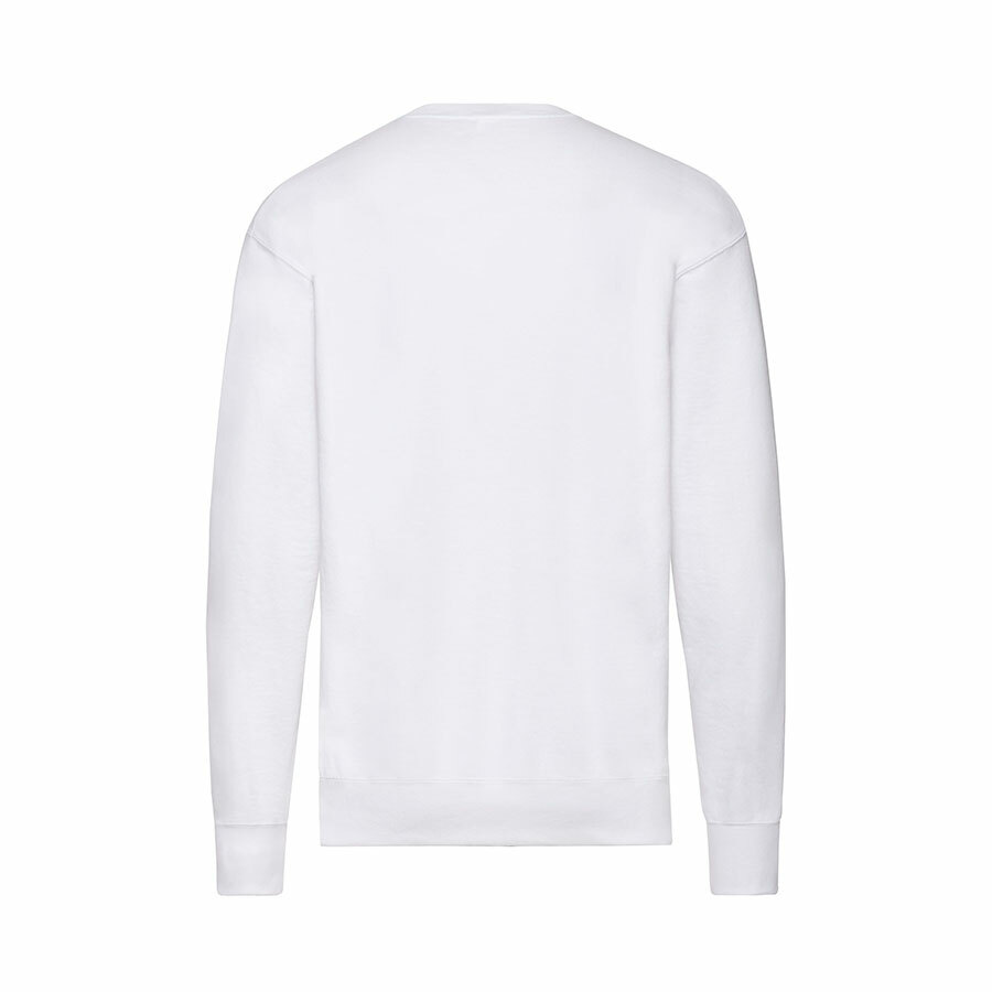 Свитшот без начеса &quot;Lightweight Set-in Sweat&quot;, белый, 2XL, 80% х/б 20% полиэстер, 240 г/м2