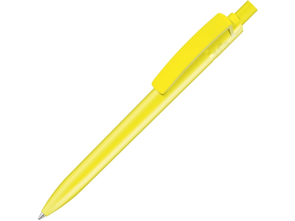Ручка шариковая пластиковая из RPET &quot;RECYCLED PET PEN STEP F&quot;, желтый