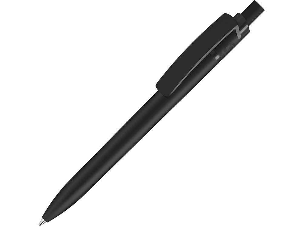 Ручка шариковая пластиковая из RPET &quot;RECYCLED PET PEN STEP F&quot;, черный