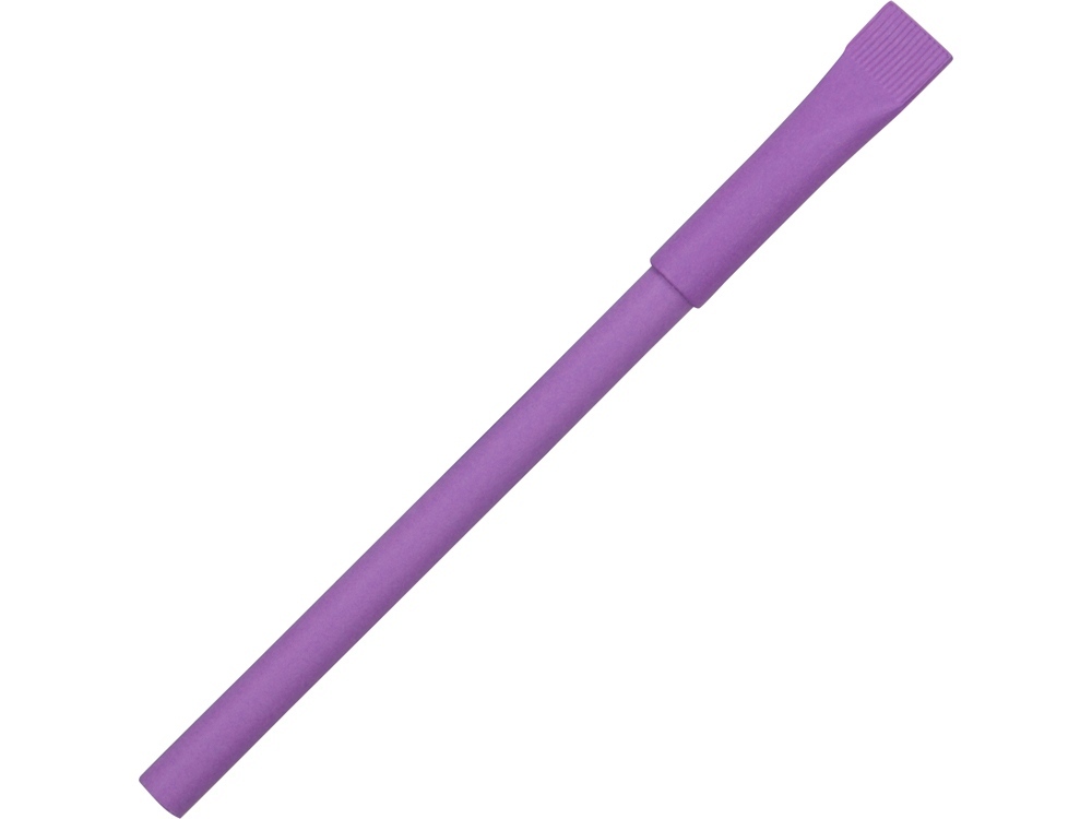 Ручка картонная с колпачком &quot;Recycled&quot;, фиолетовый (Р)