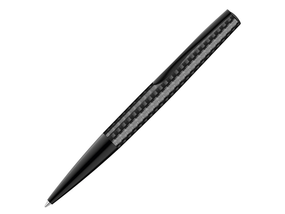 Ручка шариковая металлическая &quot;Elegance&quot; из карбонового волокна, черный