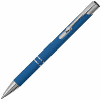 Ручка металлическая шариковая &quot;Legend Gum&quot; софт-тач, синий