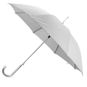 Зонт-трость полуавтомат &quot;Майорка&quot;, серебристый