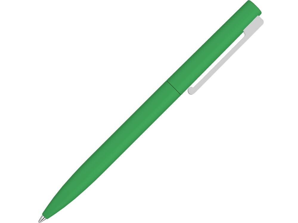 Шариковая ручка  &quot;Bright F Gum&quot; soft-touch, зеленый