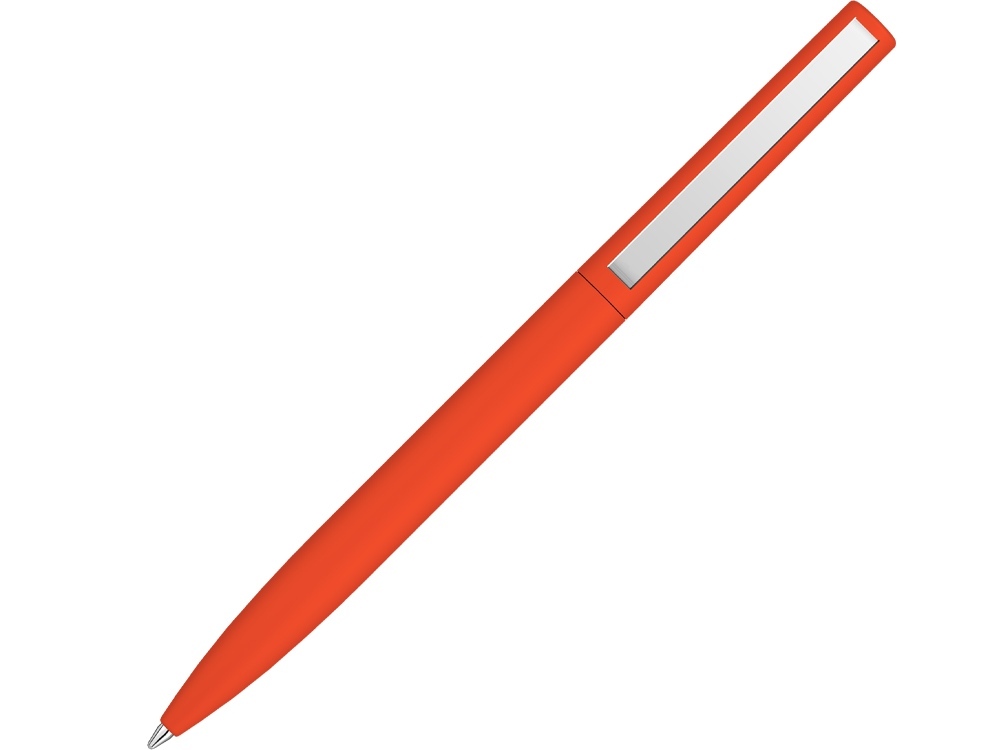 Шариковая ручка  &quot;Bright F Gum&quot; soft-touch, оранжевый