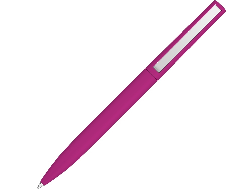 Шариковая ручка  &quot;Bright F Gum&quot; soft-touch, розовый