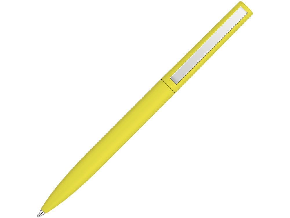 Шариковая ручка  &quot;Bright F Gum&quot; soft-touch, желтый
