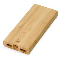 Внешний беспроводной аккумулятор из бамбука &quot;Bamboo Air&quot;, 10000 mAh