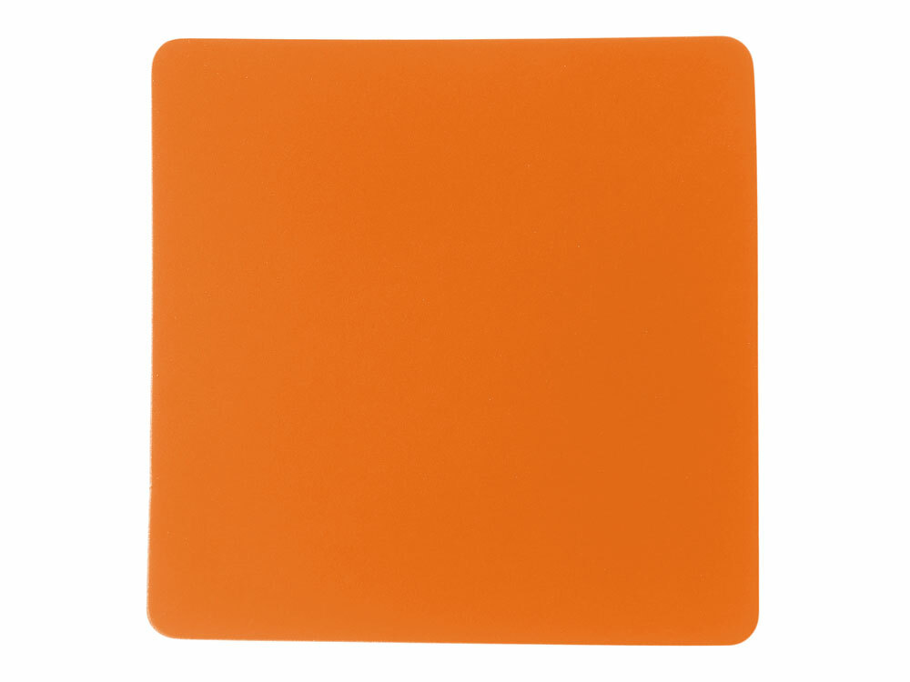 ПАТЧ КВАДРАТ soft-touch (оранжевый ) 5,5 х 5,5 см