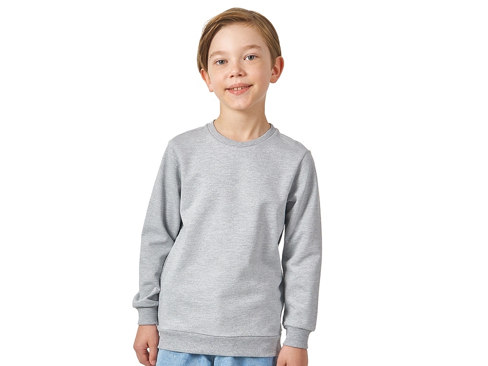 Свитшот "Motion" детская_12, серый меланж