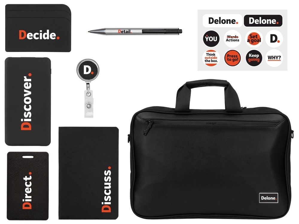 Welcome pack «Swift start», черный с нанесением