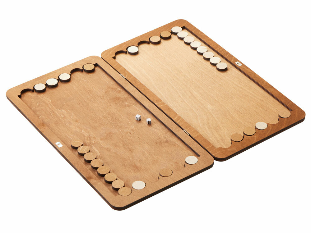 Деревянные нарды "Moves"