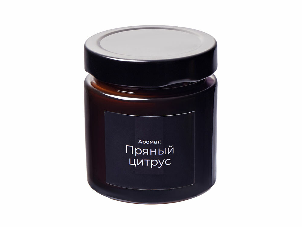 Свеча в стеклянной банке, ароматическая