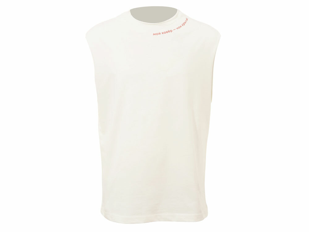 Майка оверсайз «Berlin», унисекс, молочный, ДТФ текстиль и Текстильный принтер