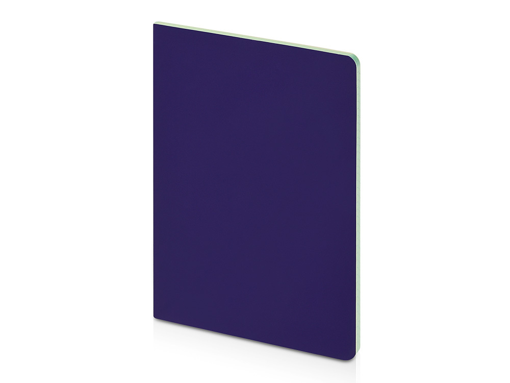 Бизнес-тетрадь А5 &quot;Pragmatic Contrast&quot;, 40 листов в клетку, фиолетовый с салатовым срезом