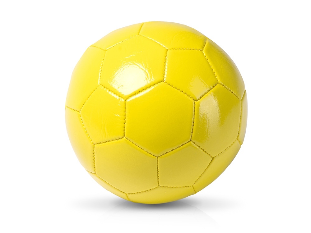 Футбольный мяч FABIO 1-го размера из искусственной кожи, желтый