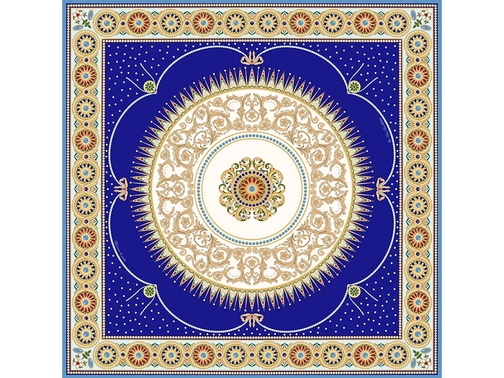 Платок «Павловск. Севрский фарфор»