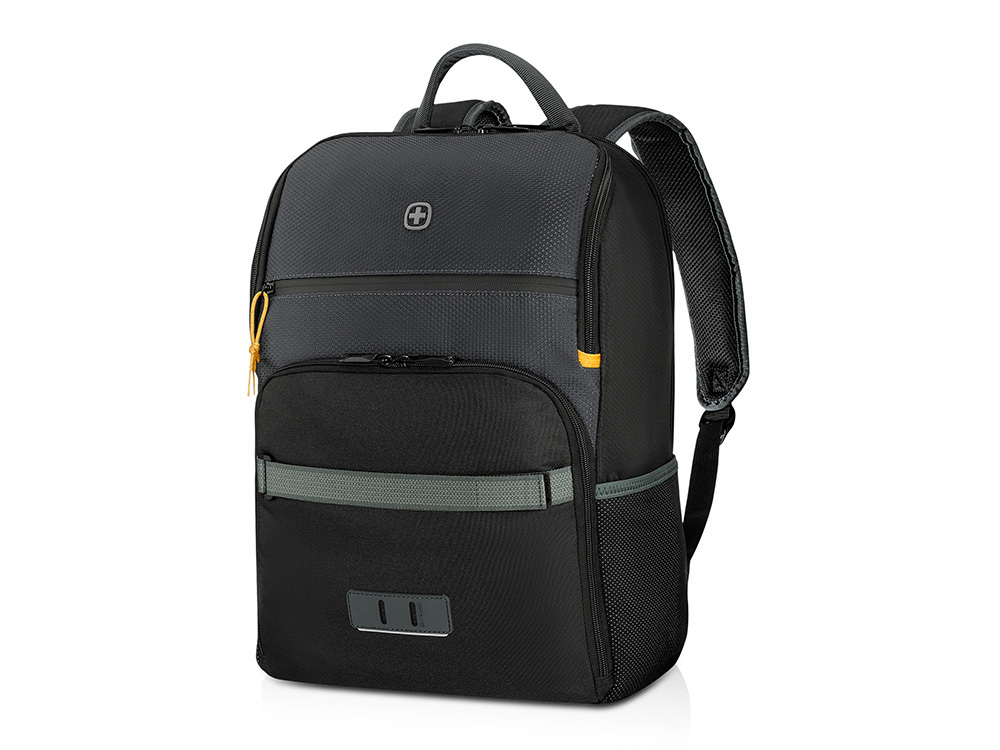 Рюкзак WENGER Move 16", чёрный, переработанный ПЭТ, 33 x 19 x 44 см, 22 л