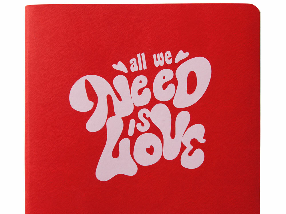 ЕЖЕДНЕВНИК недатированный А5- "MEGAPOLIS FLEX QUATTRO" (КРАСНЫЙ) с УФ-печатью