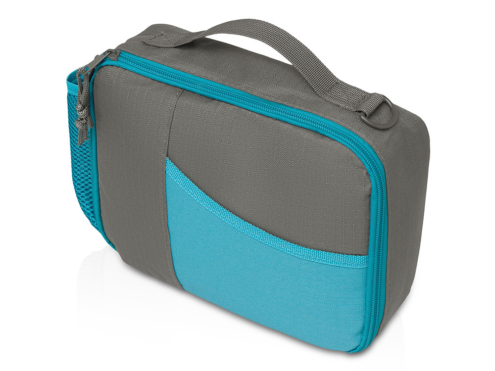 Изотермическая сумка-холодильник &quot;Breeze New&quot; для ланч-бокса, серый/голубой