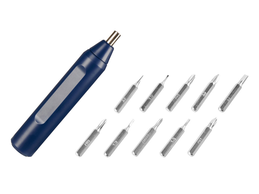 Отвертка &quot;Drill&quot; 10-в-1, синий