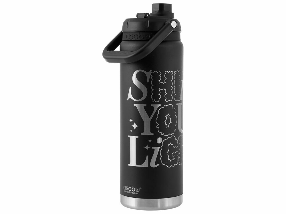 Вакуумный термос «Canyon Jug», 1430 мл, черный с гравировкой