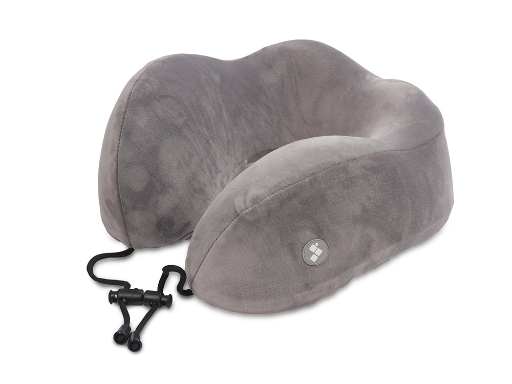 Подушка для путешествий с эффектом памяти Мемо "Bluewinder" Grey