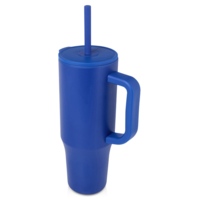 Brady термостакан с силиконовой трубочкой, объемом 900 мл, сертифицированный согласно RCS - Ярко-синий