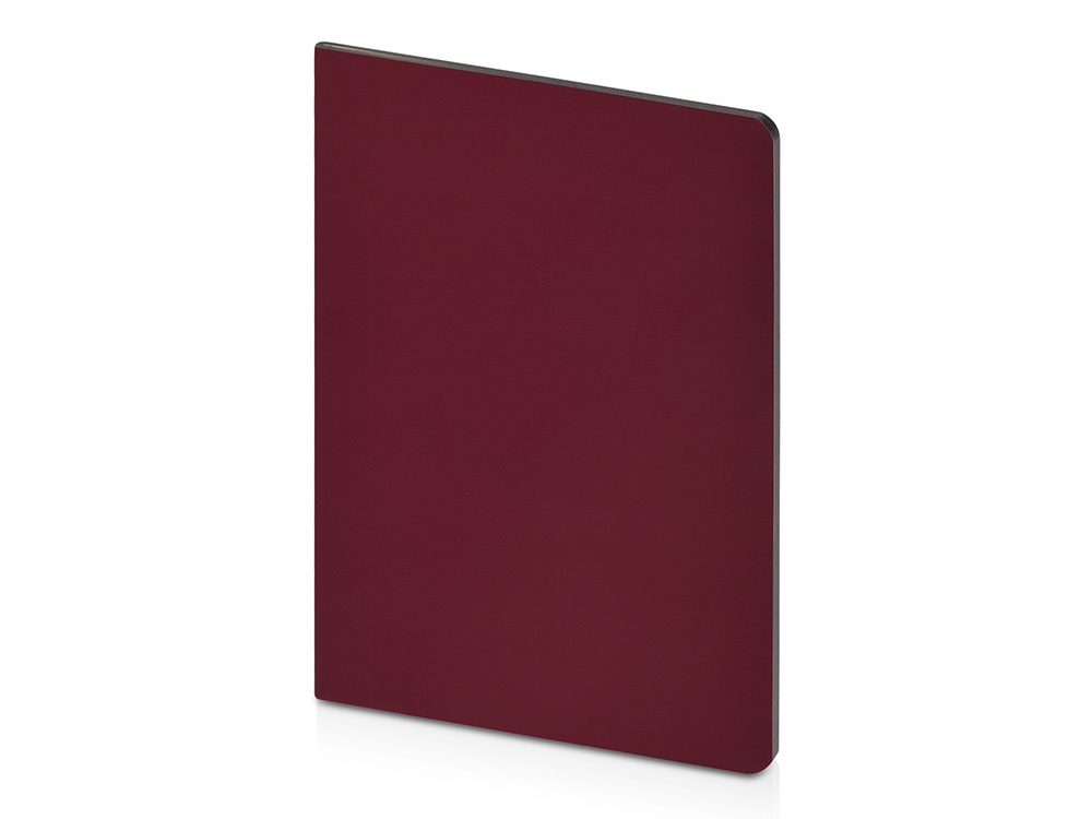 Бизнес-тетрадь А5 &quot;Pragmatic Contrast&quot;, 40 листов в клетку, бордовый с темно-серым срезом