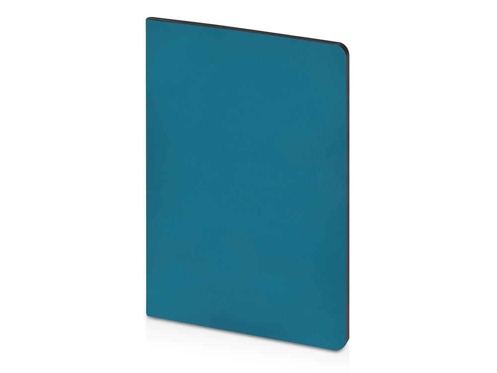 Бизнес-тетрадь А5 &quot;Pragmatic Contrast&quot;, 40 листов в клетку, морская волна с черным срезом