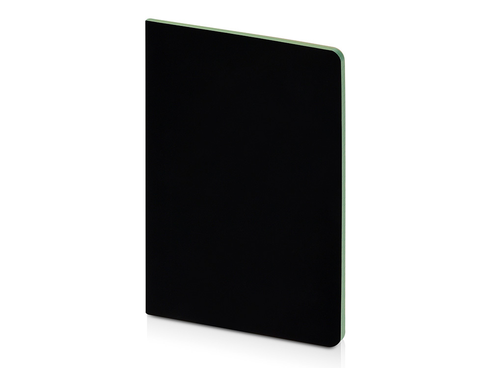 Бизнес-тетрадь А5 &quot;Pragmatic Contrast&quot;, 40 листов в клетку, черный с салатовым срезом