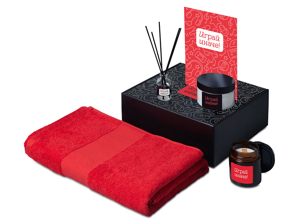 Подарочный набор «Re:y. Care» с полотенцем, солью для ванны и диффузором